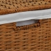 Set of Baskets Alexandra House Living Brown Polyester Rattan 2 Pieces