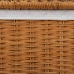 Set of Baskets Alexandra House Living Brown Polyester Rattan 2 Pieces