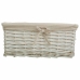 Panier à linge Alexandra House Living Blanc osier Bois de saule 3 Pièces