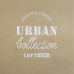 Panier à linge Alexandra House Living Urban Beige Chanvre Métal Bois d'épicéa