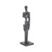 Escultura Romimex Negro Aluminio 9 x 34 x 9 cm Hombre