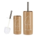 Toilet Brush Tropical Bath White Brown Silver Ceramic 9,6 x 32 x 9,6 cm