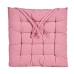 Coussin de chaise 40 x 5,5 x 40 cm Rose