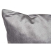 Coussin Carré Velours Gris (60 x 18 x 60 cm)