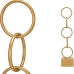 Decoratieve figuren Ringen Gouden Metaal (12,5 x 60,5 x 12,5 cm)