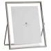 Fotoramme Dobbelt Sølvfarvet Metal Glas (15 x 20 cm) (20,5 x 1 x 25,2 cm)