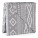 Reversible Bedspread Grey White