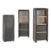 Shelves Grey Wood Cloth (28 x 113 x 42 cm)