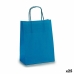 Papieren Zak 18 x 8 x 31 cm Blauw (25 Stuks)