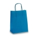 Papieren Zak 18 x 8 x 31 cm Blauw (25 Stuks)