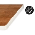 Cutting board Brown White 17,3 x 1,5 x 44,8 cm Acacia