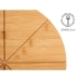 Cutting board Pizza Brown Bamboo (Ø 35 cm)