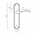 Komplet ručki EDM 85431 202 25,6 x 4,7 cm