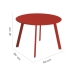 Beistelltisch Marzia 60 x 60 x 42 cm Rot Stahl