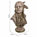 Bust Alexandra House Living Fibră de Sticlă Magneziu Femeie Indian american 33 x 70 x 45 cm