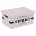 Storage boxes Alexandra House Living White MDF Wood 2 Pieces