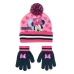 Gorro e Luvas Minnie Mouse