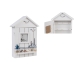 Key cupboard Romimex White 20 x 31 x 7 cm Small house