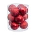 Kerstballen Rood Plastic 8 x 8 x 8 cm (12 Stuks)