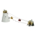 Decorazione Natalizia Snowy Adventures Luce LED Musica Scena Bianco Caldo 31,5 x 32,5 x 53 cm