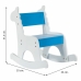 Chaise à bascule Alexandra House Living Bleu Blanc Bois MDF 33 x 55 x 51,5 cm Enfant Girafe