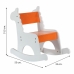 Cadeira de balanço Alexandra House Living Branco Laranja Madeira MDF 33 x 55 x 51,5 cm Infantil Girafa