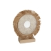 Figura Decorativa Romimex Beige Natural 8 x 33 x 29 cm Con flecos Disco