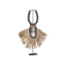 Decoratieve figuren Romimex Bruin Beige Schelpketting 45 x 65 x 2 cm