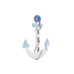 Wall Decoration Romimex White Anchor 60 x 60 x 2 cm