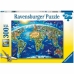 Palapeli Ravensburger Map of the monuments of the world