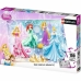 układanka puzzle Nathan Sparkling Princesses 36 x 26 cm 100 Części