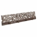 Wall mounted coat hanger Alexandra House Living Dark brown Iron Mango wood 5 x 12 x 50 cm