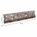 Wall mounted coat hanger Alexandra House Living Dark brown Iron Mango wood 5 x 12 x 50 cm