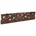 Wall mounted coat hanger Alexandra House Living Tummanruskea Rauta Mangopuu 5 x 12 x 50 cm