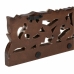 Wall mounted coat hanger Alexandra House Living Dark brown Iron Mango wood 5 x 12 x 50 cm