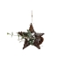 Estrela de Natal Romimex Castanho Verde Polietileno 25 x 25 x 10 cm Pinha Pérolas