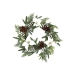 Coroa de Natal Romimex Branco Castanho Verde Polietileno Bloemen 60 x 60 x 60 cm