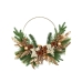 Couronne de Noël Romimex Vert Bronze Polyéthylène Volets Boules de Noël 45 x 55 x 45 cm