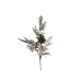 Décorations de Noël Romimex Marron Vert Rose Fleurs Pomme de pin Branche 16 x 67 x 15 cm