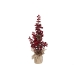 Decoratieve plant Romimex Rood Beige Maretak Dennenappel 13 x 50 x 13 cm