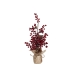 Planta Decorativa Romimex Vermelho Bege Visco Pinha 13 x 50 x 13 cm