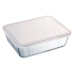 Lunch box Pyrex C&F Transparent Borosilicate Glass