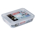 Lunch box Pyrex C&F Transparent Borosilicate Glass