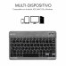 Billentyűzet Subblim Teclado Bluetooth Smart BT Keyboard Grey Szürke Spanyol Qwerty Spanyol