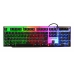 Billentyűzet The G-Lab Keyz Neon Fekete Spanyol Qwerty QWERTY