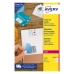 Adhesives/Labels Avery 99,1 x 57 mm White 25 Sheets