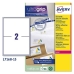 Lepidlá/etikety Avery L7168 199,6 x 143,5 mm Biela 15 Listy