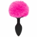 Anal plug Happy Rabbit Fuchsia Black/Pink Small (7,6 cm)