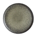 Flat Plate Atlantica Lapa Black Grey Stoneware Ø 26 cm 26 x 2 x 26 cm