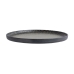 Flat Plate Atlantica Lapa Black Grey Stoneware Ø 26 cm 26 x 2 x 26 cm